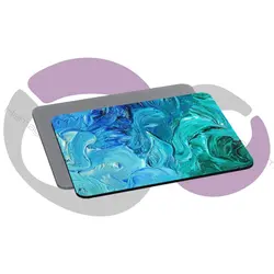 موس پد طرح blue paint