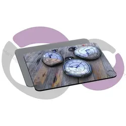 موس پد طرح 3d clocks