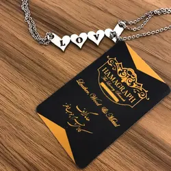 گردنبند مدل لاو