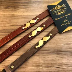 دستبند چرم اسپرت مدل mustache