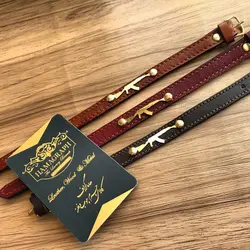 دستبند چرم اسپرت مدل ak47