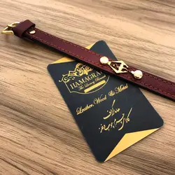 دستبند چرم طرح skyrim