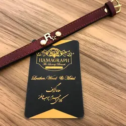 دستبند چرم طرح rock star