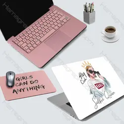 اسکین کامل لپ تاپ به همراه ماوس پد طرح girls can do