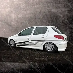 برچسب رکاب و بدنه مدل استریت