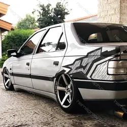 برچسب رکاب و بدنه خودرو مدل Rain