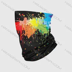 دستمال سر فانتزی رنگی