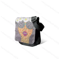 کیف مردانه با طرح flower girl