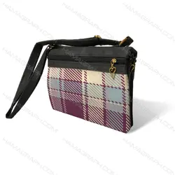 کیف دوشی زنانه با طرح purple pat