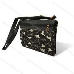 کیف دوشی زنانه با طرح paper bird