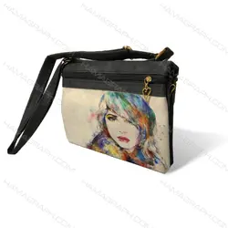 کیف دوشی زنانه طرح paint girl