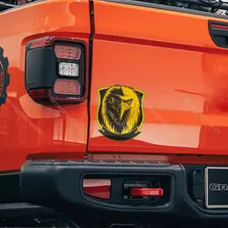 برچسب بدنه خودرو آفرود طرح عقاب