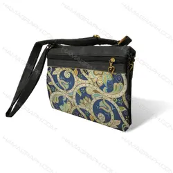 کیف دوشی زنانه طرح blue flower