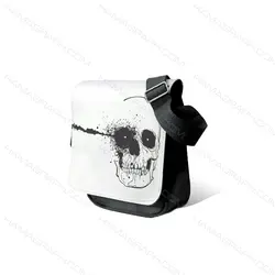 کیف دوشی مردانه با طرح black skull