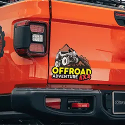 برچسب بدنه خودرو آفرود adventure 4X4