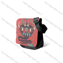 کیف دوشی مردانه طرح 3eyes monster