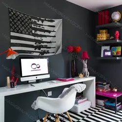 پرچم دیواری با طرح usa flag