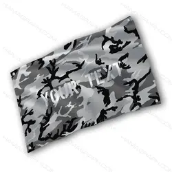 پرچم دیواری طرح ur text grey cam