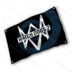 پرچم پارچه ای با طرح watchdogs