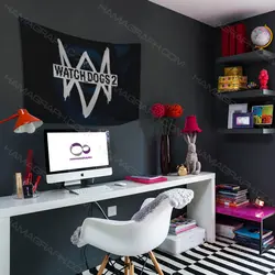 پرچم پارچه ای با طرح watchdogs