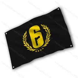 پرچم با طرح rainbow 6