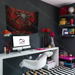 پرچم با طرح spider man