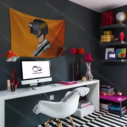 پرچم دیواری با طرح pubg 2