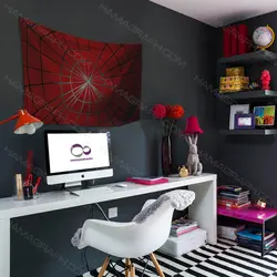 پرچم طرح spider web