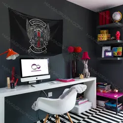 پرچم طرح motorcycle