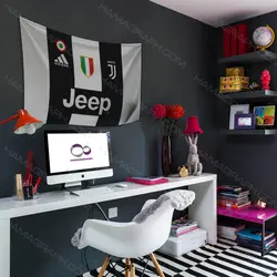 پرچم پارچه ای با طرح juventus