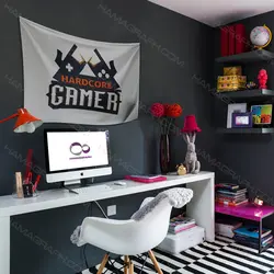 پرچم پارچه ای با طرح Gamer