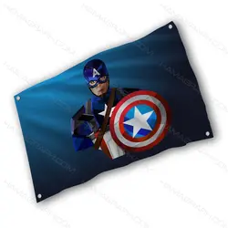 پرچم دیواری طرح Captain America