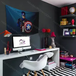 پرچم دیواری طرح Captain America