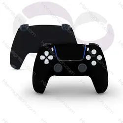 برچسب کامل دسته ps5 طرح مشکی ساده