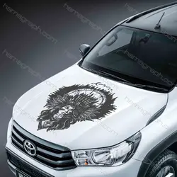 برچسب بدنه ماشین آفرود indian girl