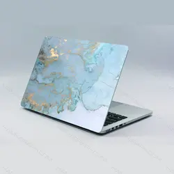 برچسب پشت لپ تاپ طرح light blue marble