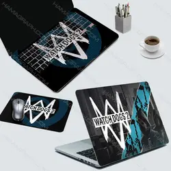 اسکین کامل لپ تاپ به همراه ماوس پد طرح watch dogs