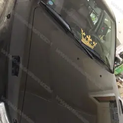 استیکر شیشه خودرو طرح تاج