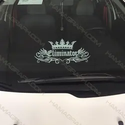 استیکر شیشه خودرو طرح eliminator