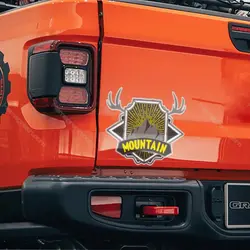 استیکر ماشین آفرود طرح mountain