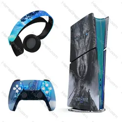 برچسب پلی استیشن 5 اسلیم طرح ragnarok