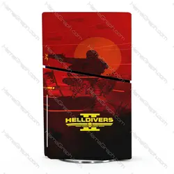 اسکین پلی استیشن 5 اسلیم طرح helldivers 2