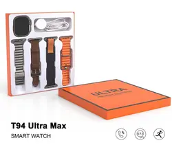 ساعت طرح اپل واچ اولترا مدل T94 ULTRA MAX اصلی و با گارانتی همراه 4 بند - فروشگاه اینترنتی موبایل جدید