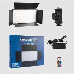 پنل نور ال ای دی آر جی بی Professional LED U800 RGB - مگا دوربین