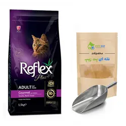 غذای خشک فله ای گربه بدغذا Gourmet رفلکس پلاس