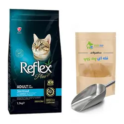 غذای خشک فله ای گربه استریلایزد با سالمون Sterilised رفلکس پلاس