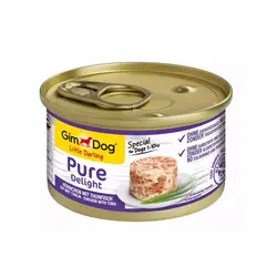 کنسرو سگ نژاد کوچک با مرغ و تن جیم داگ - GimDog Chicken Tuna
