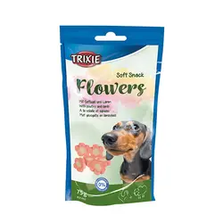 تشویقی سگ فلاورز با طعم طیور و بره تریکسی - Trixie Flowers Soft Snack