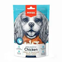 تشویقی سگ استخوان با دورپیچ مرغ ونپی - Wanpy Chicken Bone Wrap