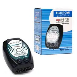 پمپ هوا بی صدا دو لبه هایلا Hailea ACO-6603